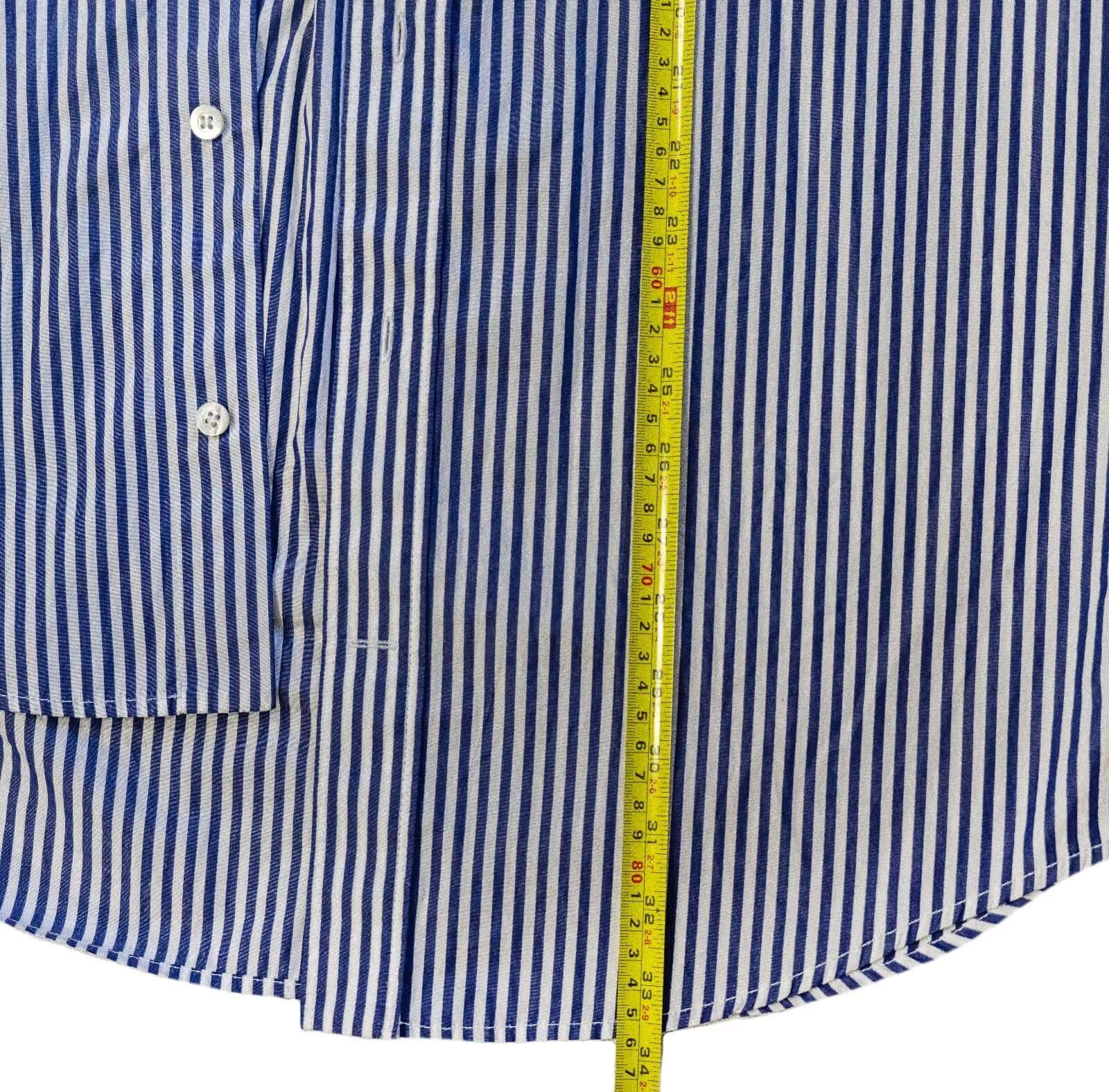 Balenciaga Balenciaga Blue Asymmetrical Twisted Poplin Boyfriend Shirt Size XS / US 0-2 / IT 36-38 - 9 Thumbnail