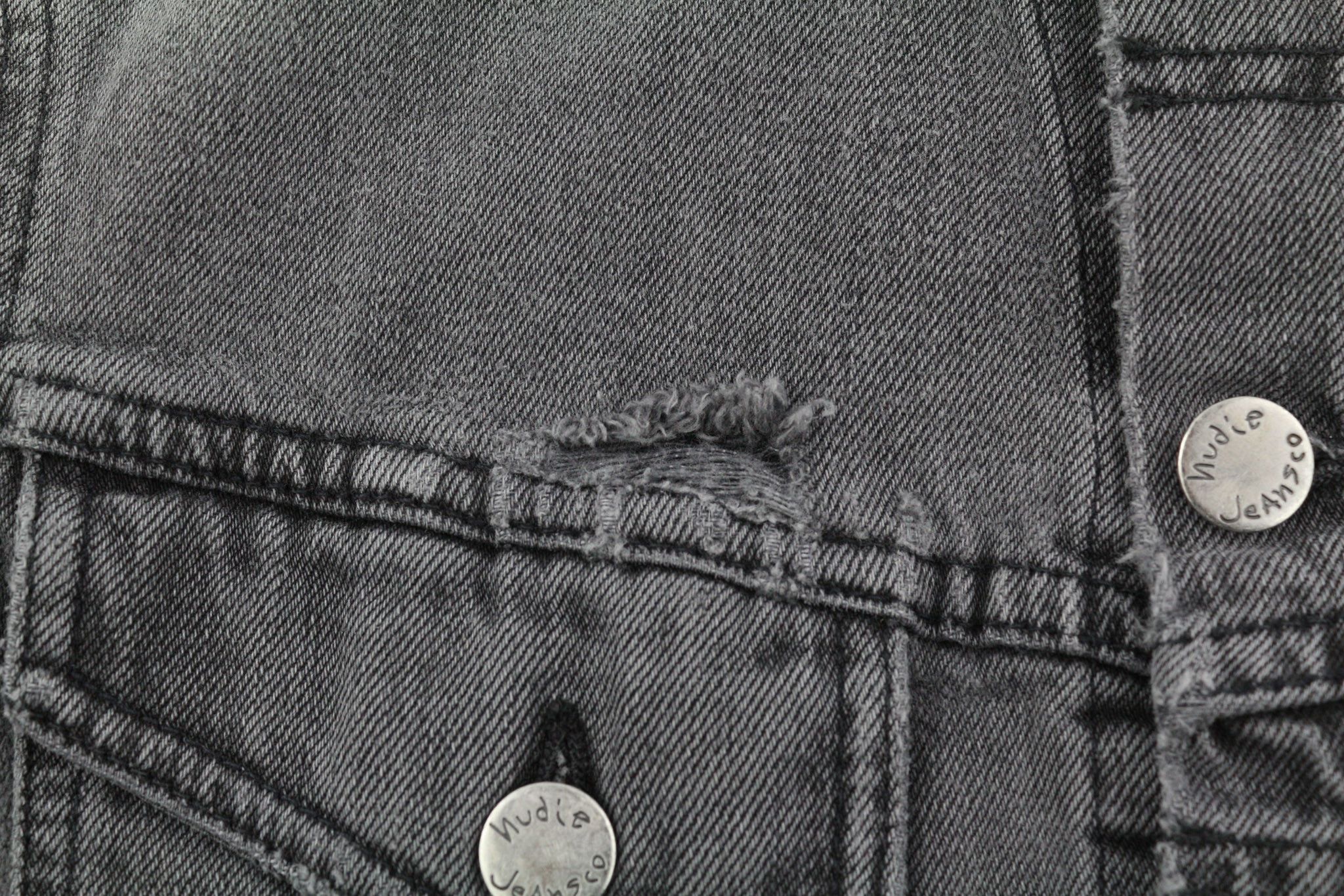 Nudie Jeans BILLY S Desolation Grey Polo Patch Pocket Jacket 82468 Size US S / EU 44-46 / 1 - 8 Thumbnail