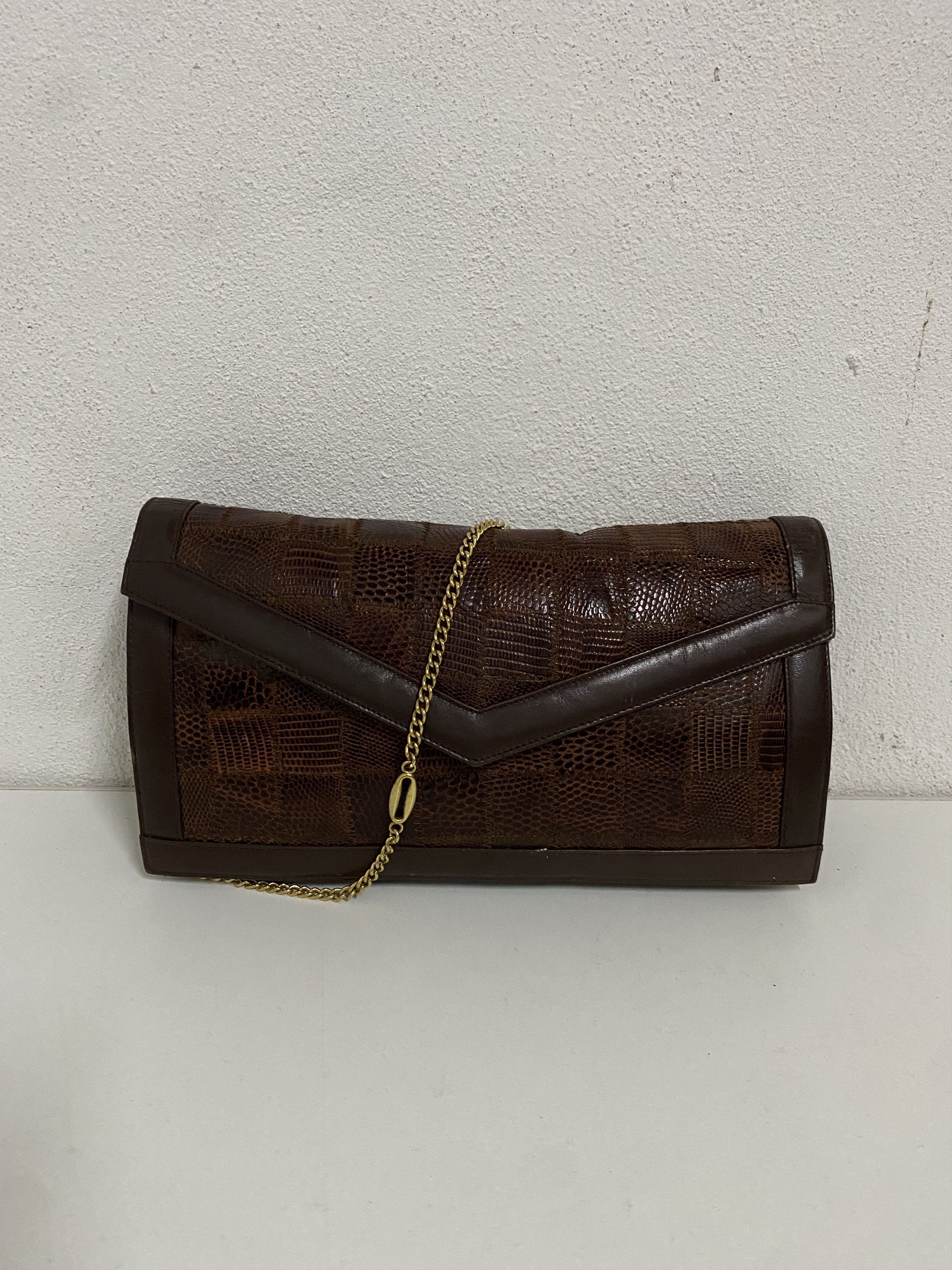 Genuine Leather Rare Esteve Leather Crossbody Chain Bag Size ONE SIZE - 3 Thumbnail