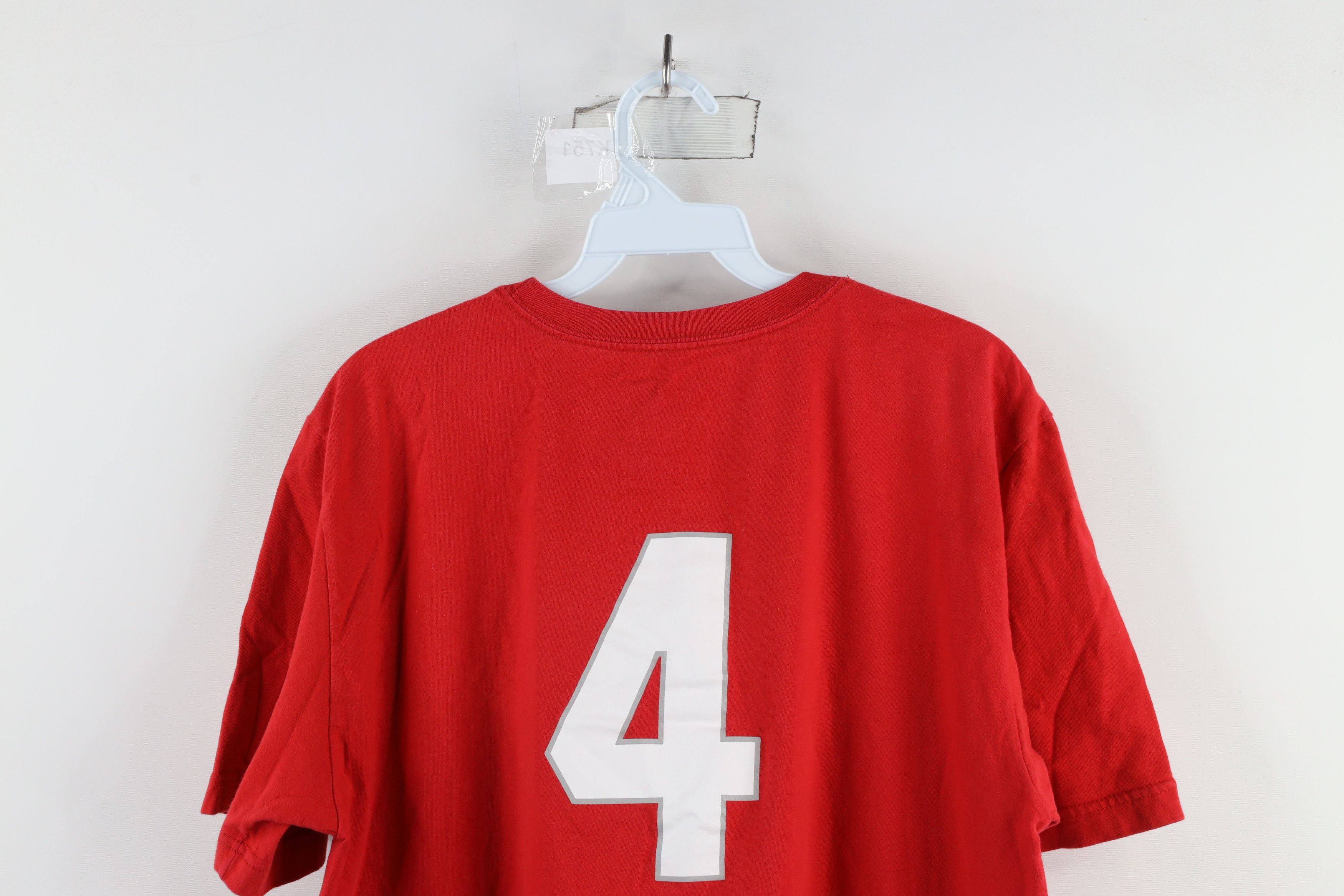 Nike × Vintage Vintage Nike Out Ohio State University Jersey T-Shirt #4 Size US L / EU 52-54 / 3 - 12 Thumbnail