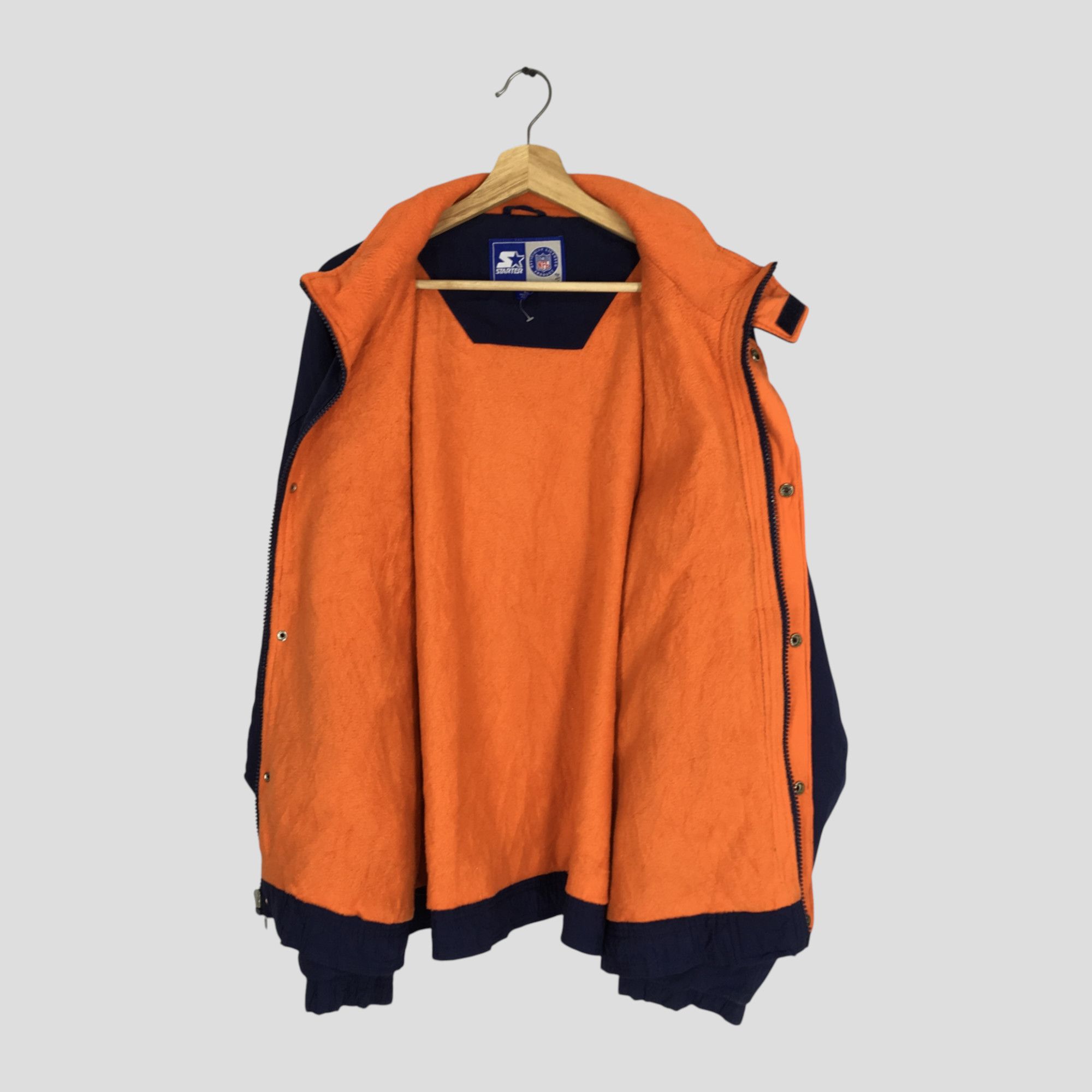NFL Vintage 90's Denver Broncos Starter NFL Team Varsity Jacket Size US L / EU 52-54 / 3 - 2 Thumbnail