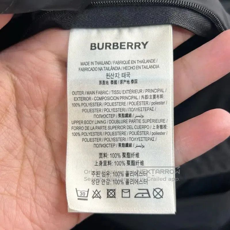 Burberry Burberry Black Nylon Print Spring Jacket. Size US L / EU 52-54 / 3 - 5 Thumbnail