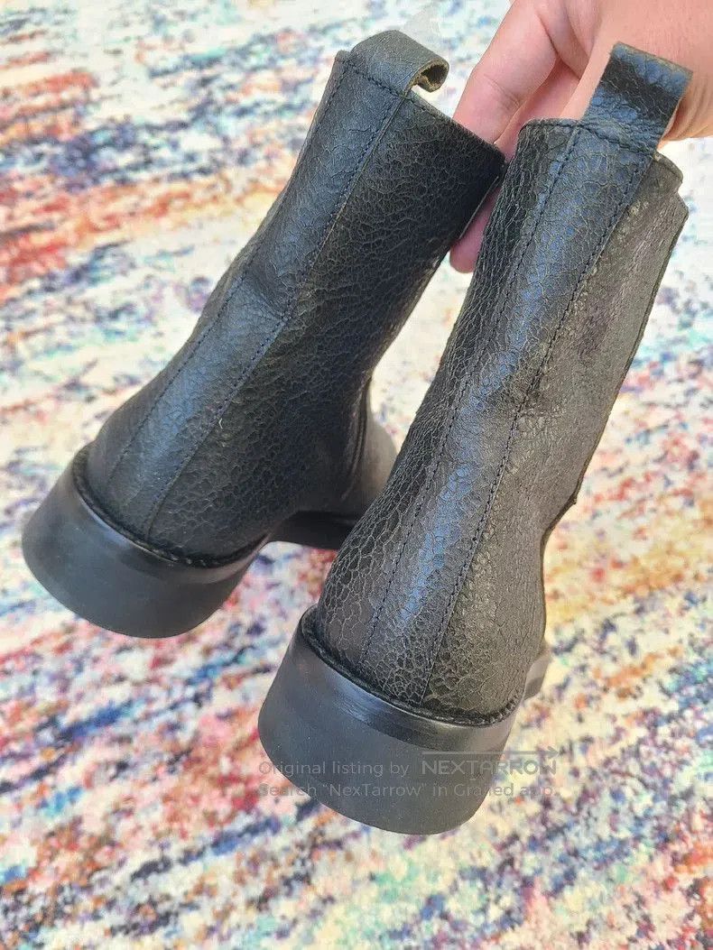 Ann Demeulemeester Ann Demeulemeester Men's Leather Boots. Size US 8 / EU 41 - 6 Thumbnail