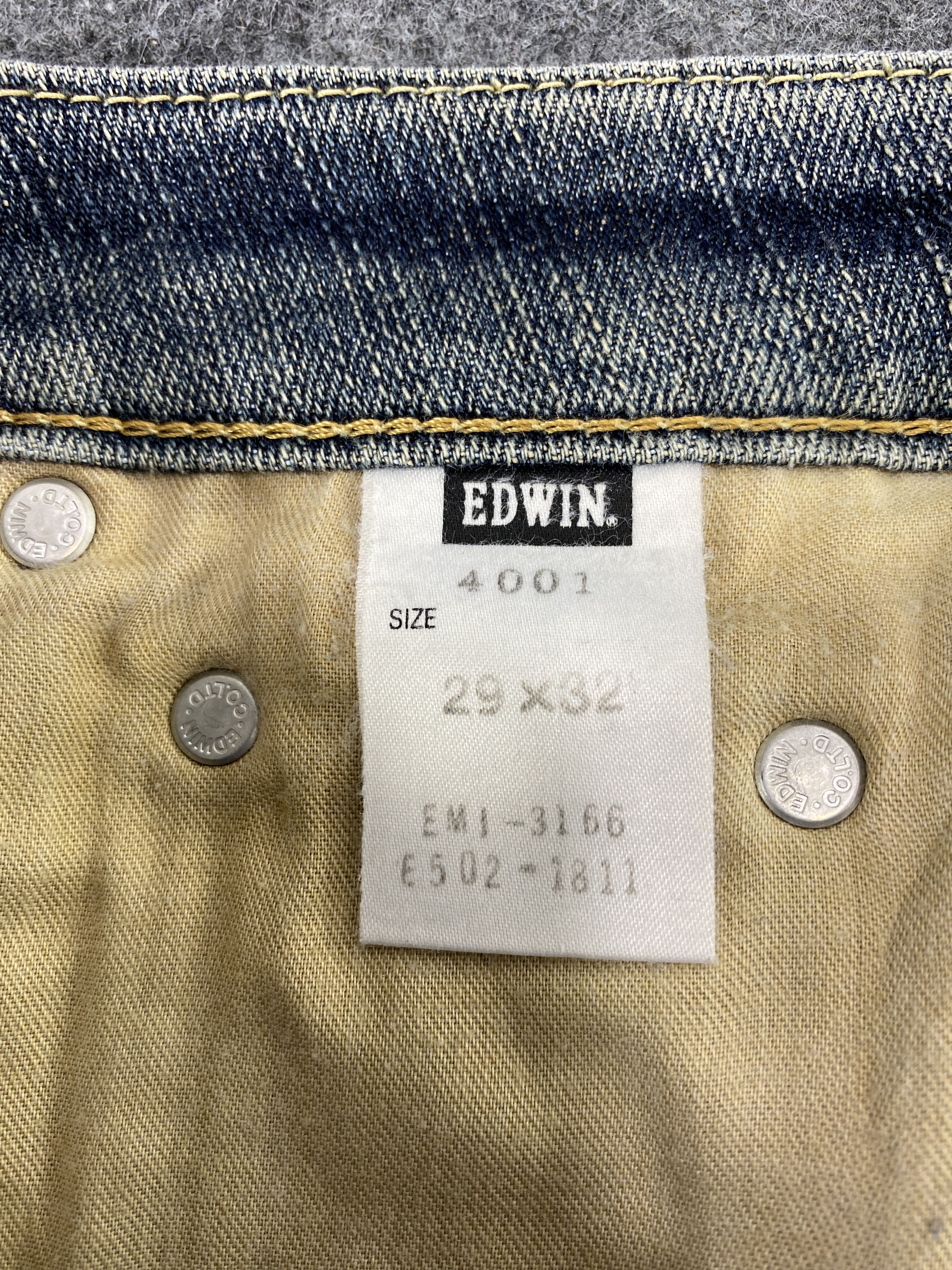 Edwin Vintage Edwin Distressed Wash Flare Jeans - J1076 Size 26" / US 2 / IT 38 - 13 Thumbnail