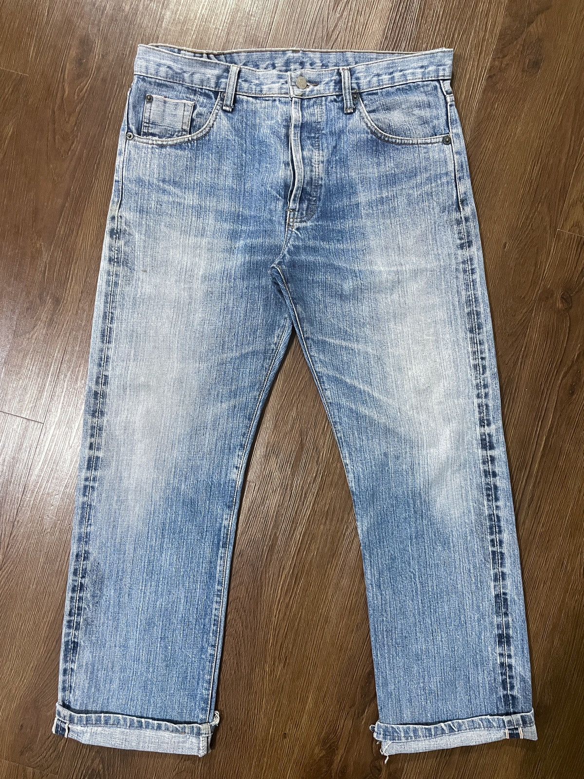Levi's × Vintage Very Rare Vintage Levi’s 501 Big E Selvedge All Around Size US 34 / EU 50 - 1 Thumbnail