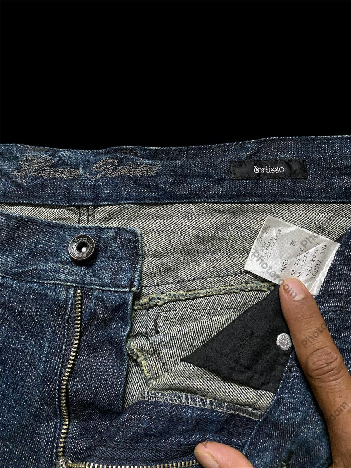 Hysteric Glamour × Japanese Brand × Tornado Mart Flare Jeans Japanese Sortisso Bondage Denim Size US 33 - 8 Thumbnail