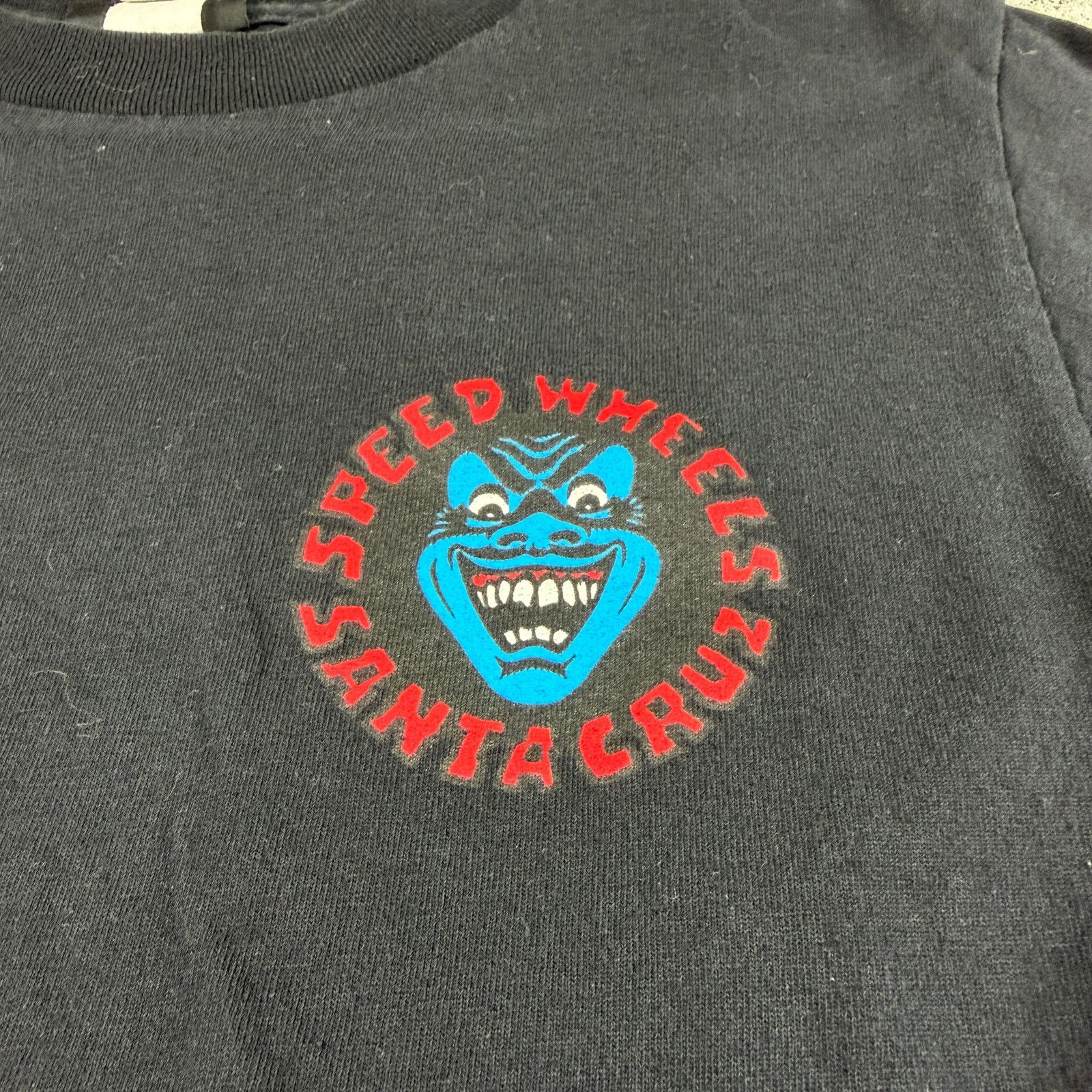 Santa Cruz Skateboards Vintage Santa Cruz Speed Wheels Shirt NHS Size Small Size US S / EU 44-46 / 1 - 2 Thumbnail