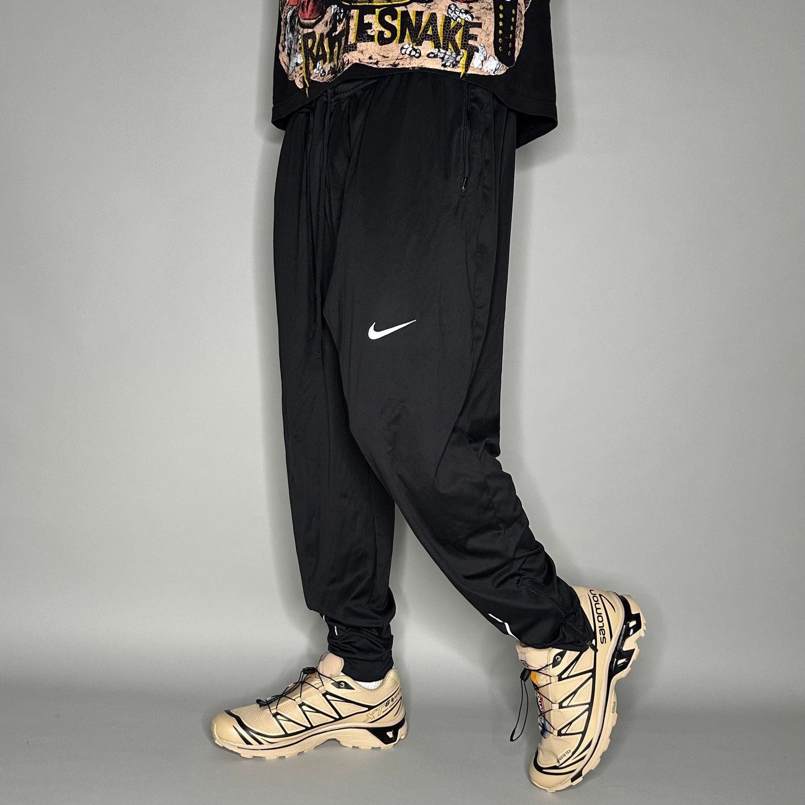 Nike × Nike ACG × Vintage Nike Track Pants Black Polyester