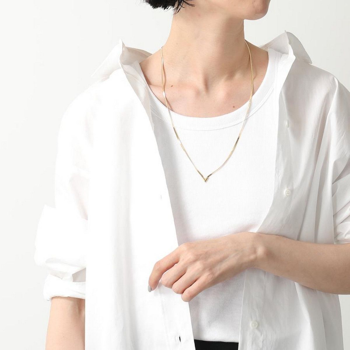 Bottega Veneta BOTTEGA VENETA ID gold plated Sterling silver necklace q Size ONE SIZE - 3 Thumbnail
