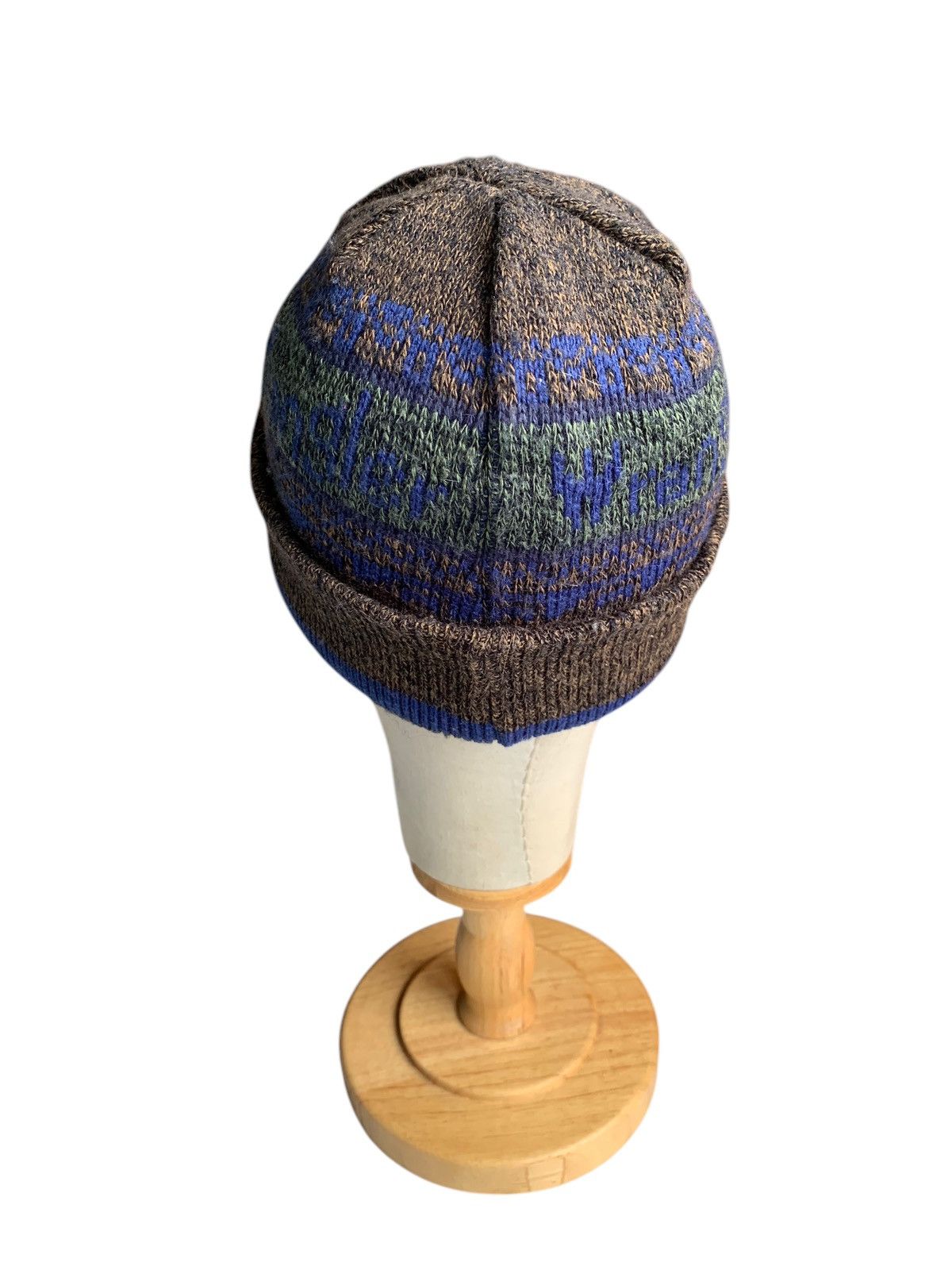 Japanese Brand × Vintage × Wrangler VINTAGE WRANGLER WOOL RARE DESIGN WINTER SESSIONS BEANIE HAT Size ONE SIZE - 7 Thumbnail