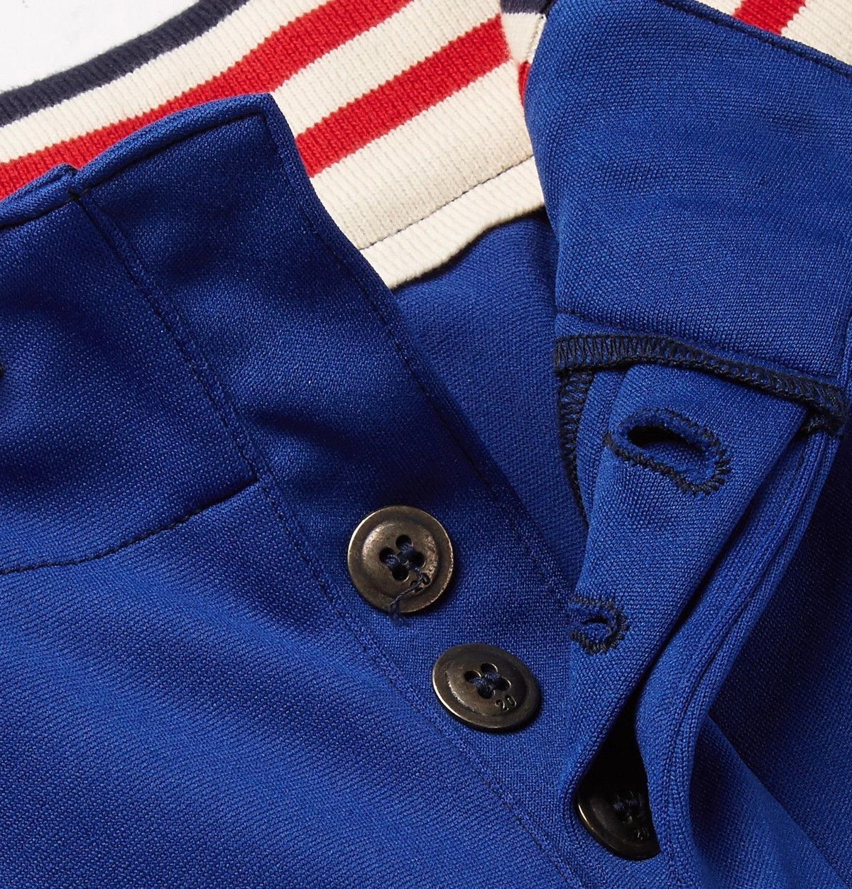 Greg Lauren Grosgrain-Trimmed Tech-Jersey Drawstring Track Pants Size US 34 / EU 50 - 3 Thumbnail