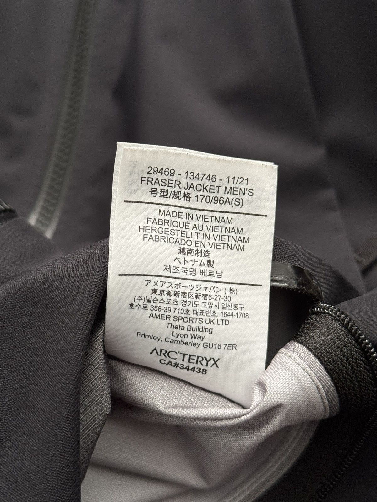 Arc'teryx Arc'teryx Fraser Black 3L Gore-Tex Shell Jacket Size US S / EU 44-46 / 1 - 13 Thumbnail