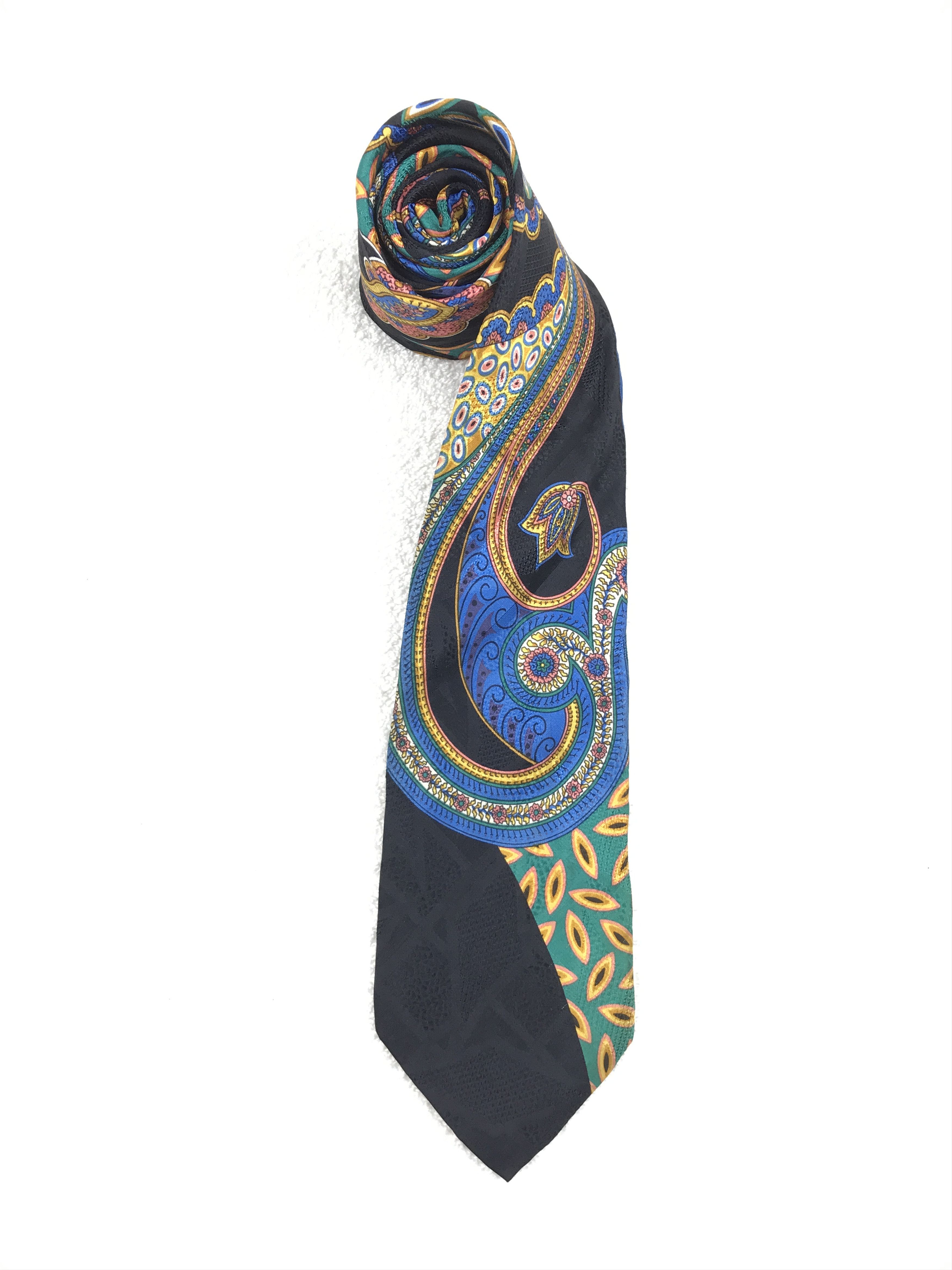 Designer × Vintage Vintage Jun Silk Necktie Size ONE SIZE - 2 Thumbnail