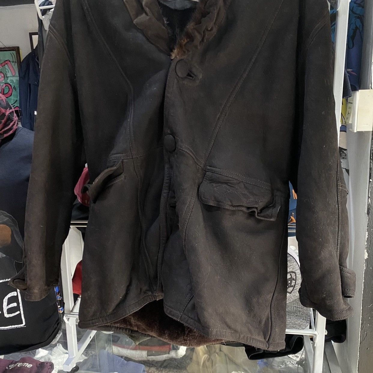 Pierre Balmain Pierre Balmain Vintage Shearling Leather Coat Sheepskin Size US M / EU 48-50 / 2 - 4 Thumbnail