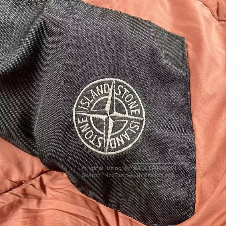 Stone Island Stone Island Brick Red Metallic Nylon Puffer Jacket Size US XL / EU 56 / 4 - 4 Thumbnail