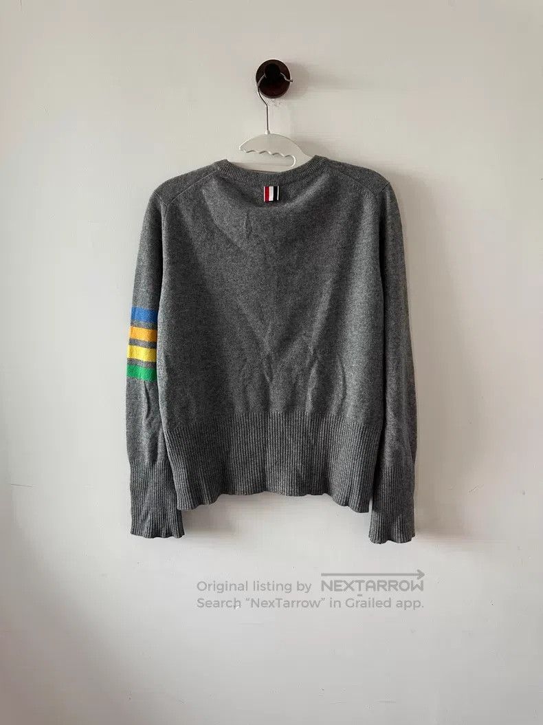 Thom Browne Thom Browne Grey Cashmere Sweater Size US S / EU 44-46 / 1 - 2 Thumbnail