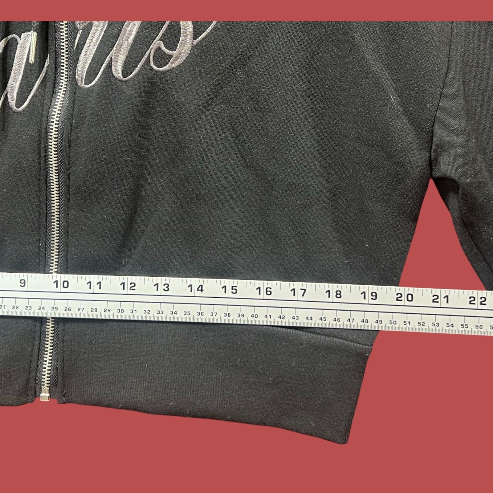 rue21 Rue 21 - Women's Long Sleeve Hooded Sweatshirt - Black - Ext Size XL / US 12-14 / IT 48-50 - 4 Thumbnail
