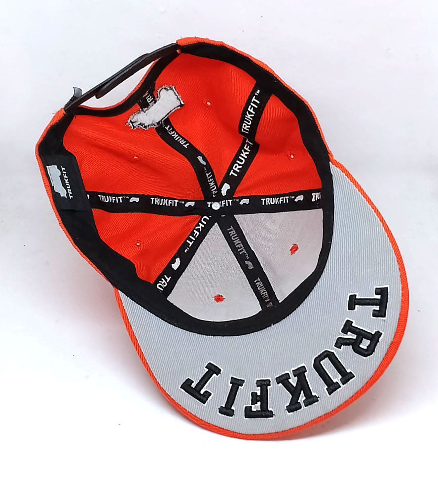 TRUKFIT Trukfit Orange Flat Brim Cap One Size Snapback Hat Size ONE SIZE - 9 Thumbnail