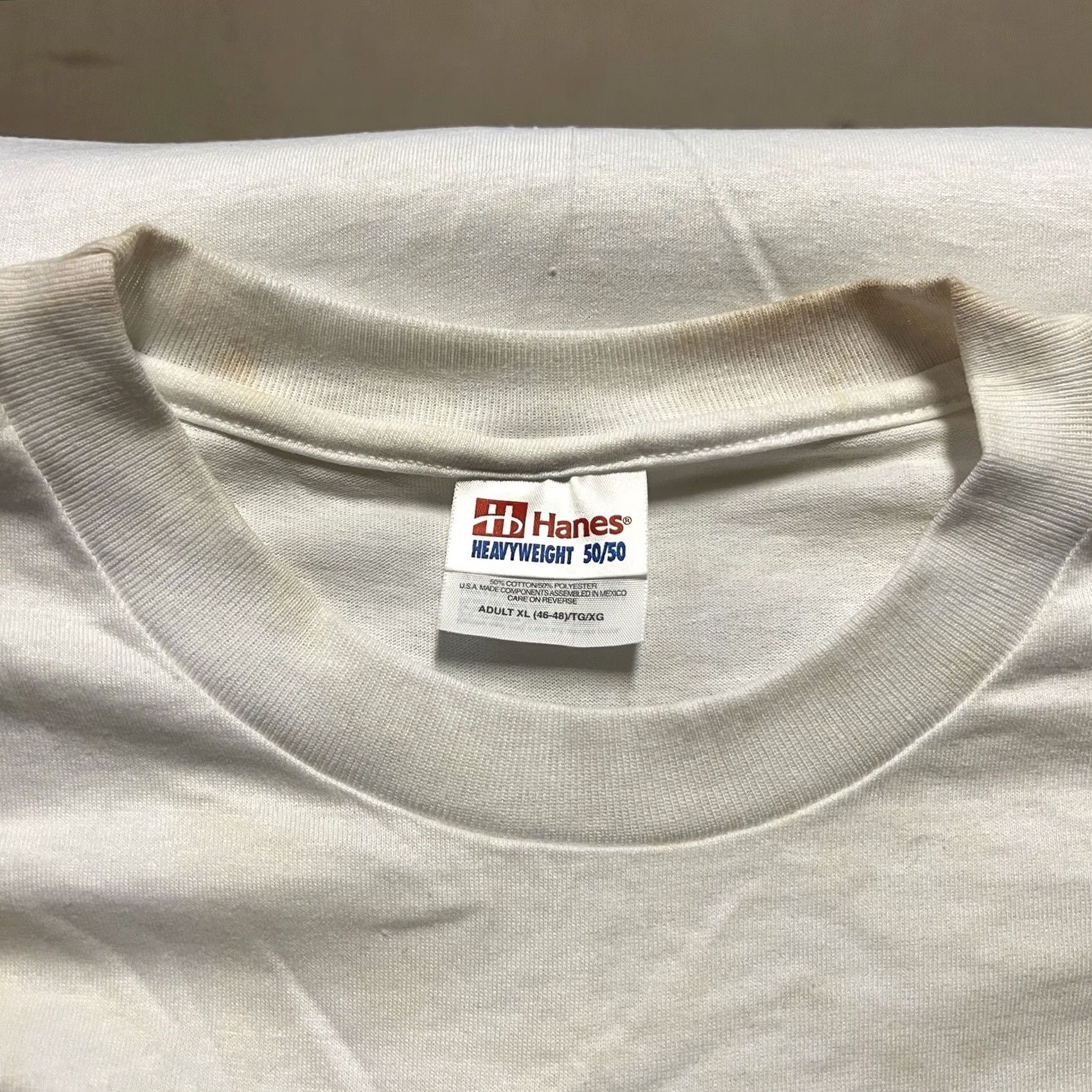 Hanes VINTAGE Stump Burner T Shirt Mens XL Rock Band Graphic Hanes White Cotton Blend Crew Neck Short Sleeve Graphic Print 90s Size US XL / EU 56 / 4 - 4 Thumbnail