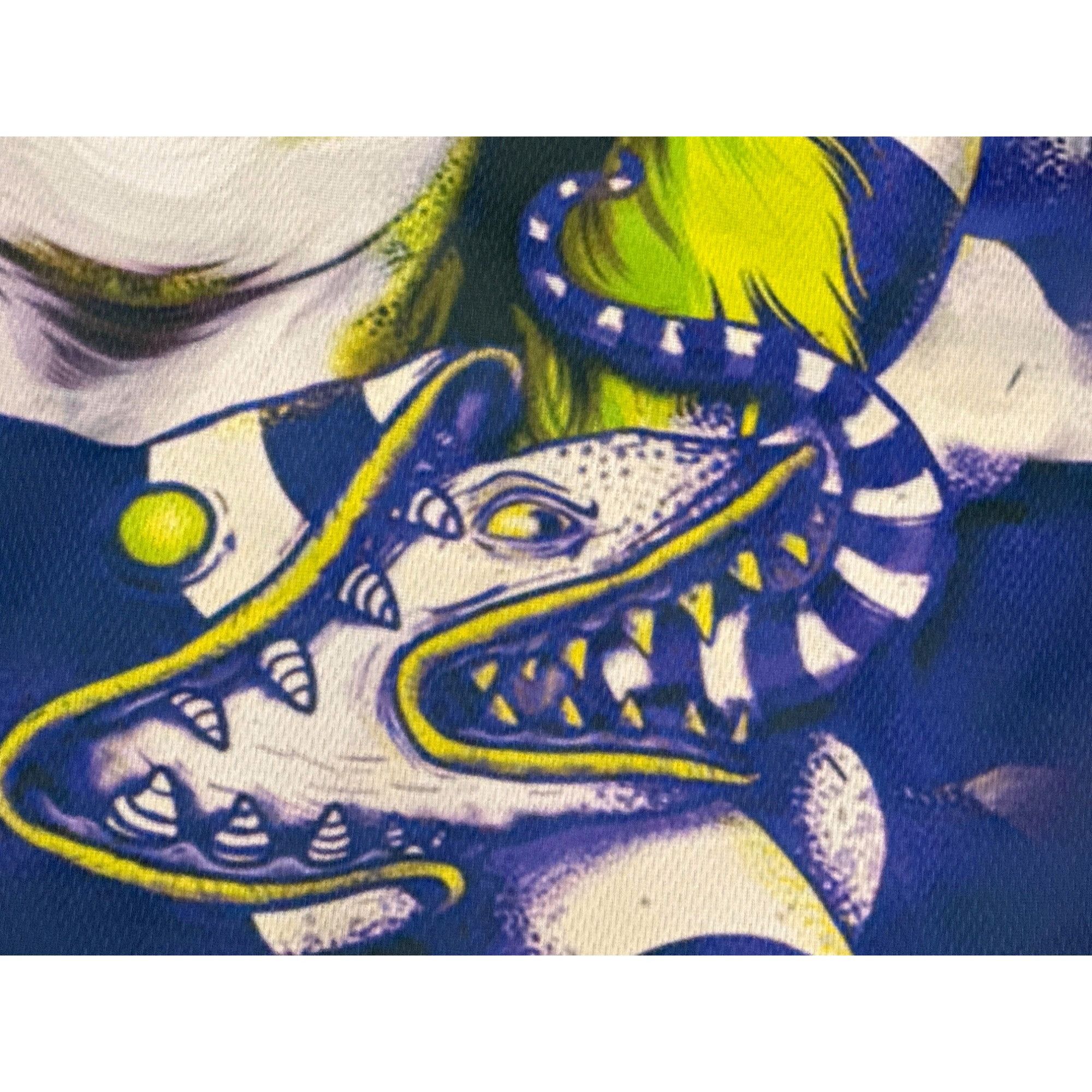 Other CCC Beetlejuice Graphic Tee Shirt Blue Green All Over Print Size US XL / EU 56 / 4 - 7 Thumbnail