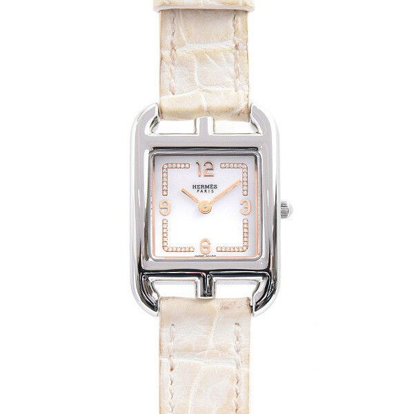 Hermes Hermes Cape Cod Stainless Steel Watch Metal Quartz DUTY FREE for USA