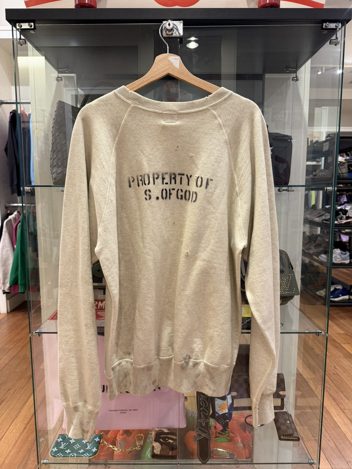 Saint Michael Saint Michael Mile High Club Distressed Sweater Size US L / EU 52-54 / 3 - 2 Thumbnail