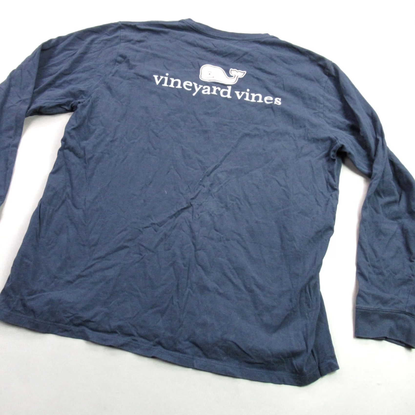 Vineyard Vines Vineyard Vines Sweater Mens XL Long Sleeve Crew Neck Outdoors Blue Pocket Shirt Men XL Blue Knit Pullover Essential All Seasons Size US XL / EU 56 / 4 - 6 Thumbnail