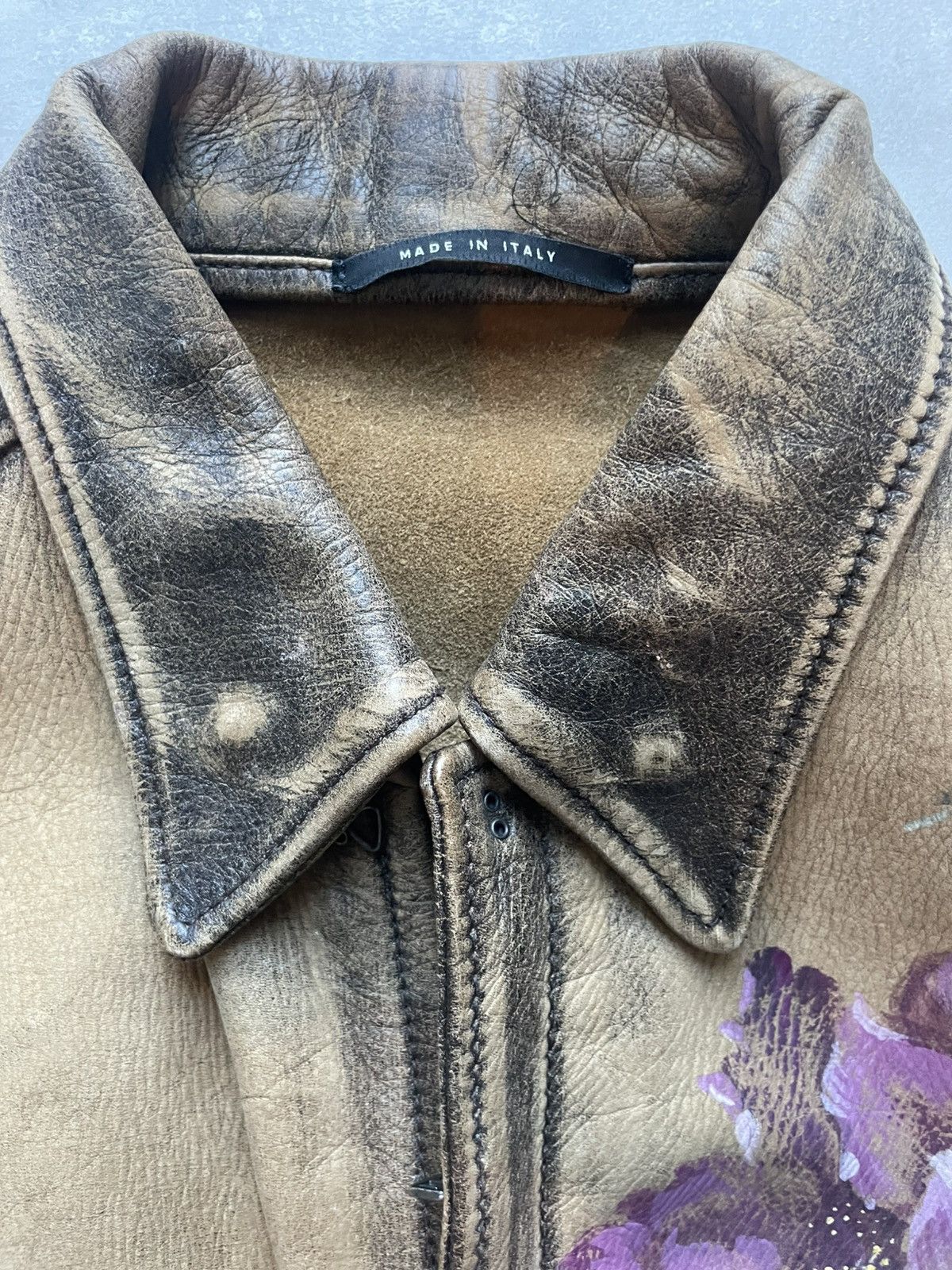 Gucci SS03 Tom Ford Gucci Hand Painted Jacket Size US S / EU 44-46 / 1 - 4 Thumbnail