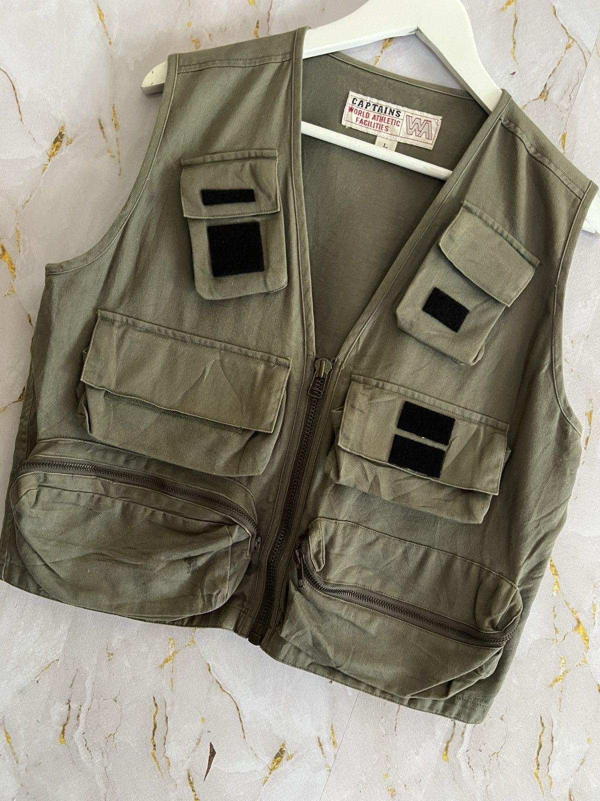 Japanese Brand ⚡ CAPTAINS VEST – STREET COMMAND PIECE ⚡ Size US L / EU 52-54 / 3 - 5 Thumbnail