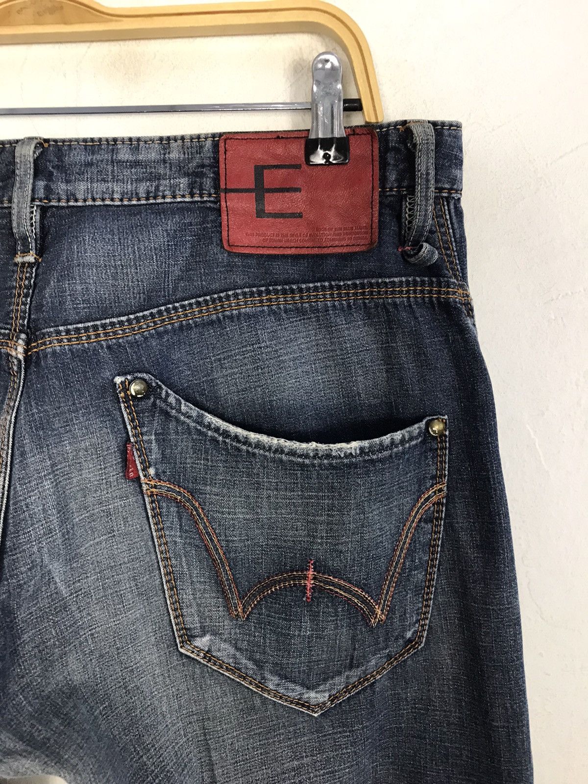 Edwin × Japanese Brand × Vintage Vintage Edwin Function Distressed Zipper Denim Short Size US 35 - 10 Thumbnail