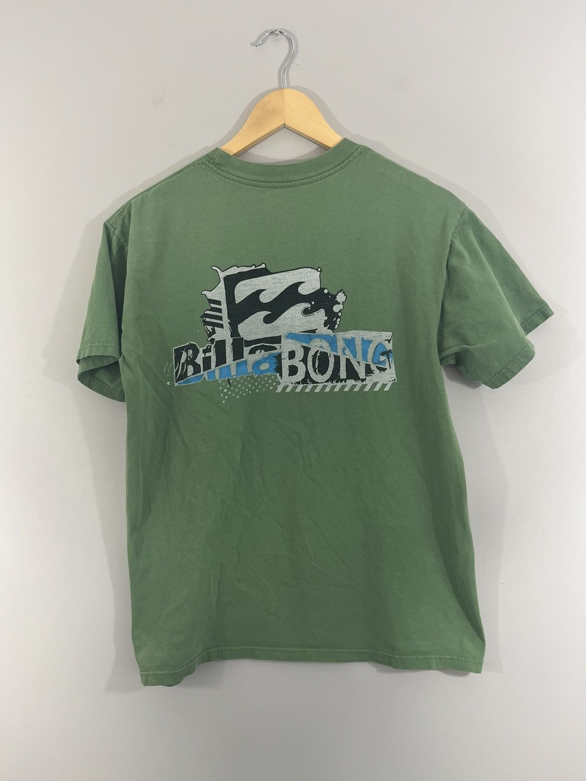 Billabong Sun Faded Green Billabong 90s Surf Skate Tee Size US M / EU 48-50 / 2 - 7 Thumbnail