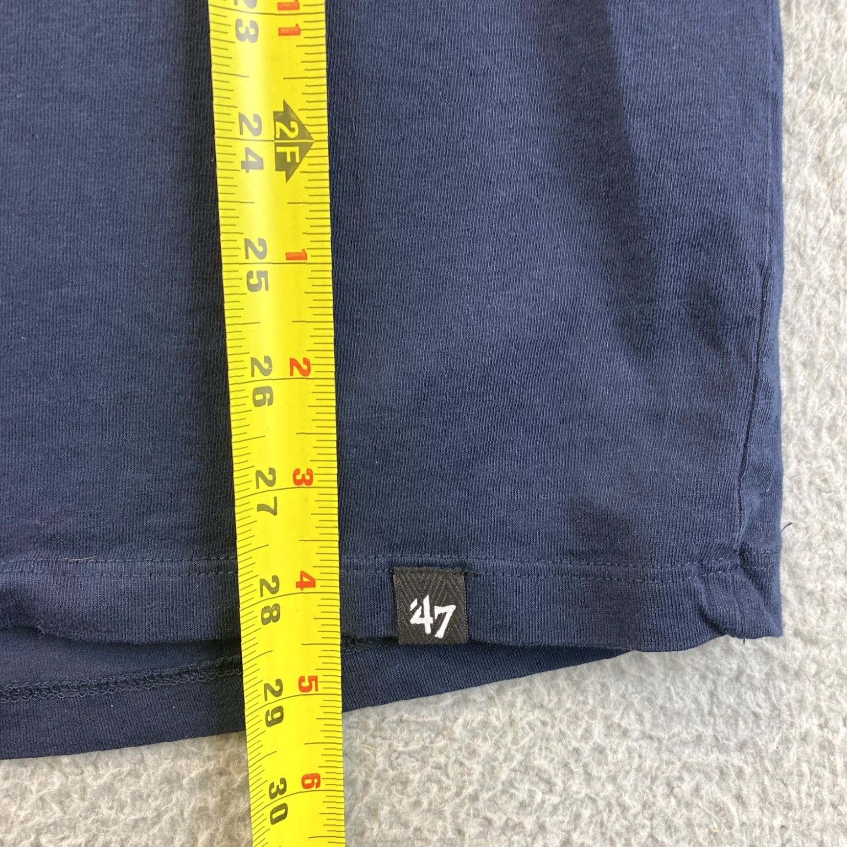 47 New York Yankees NY 2021 Just NY Logo T-Shirt Size L Navy 83-50 Size US L / EU 52-54 / 3 - 7 Thumbnail