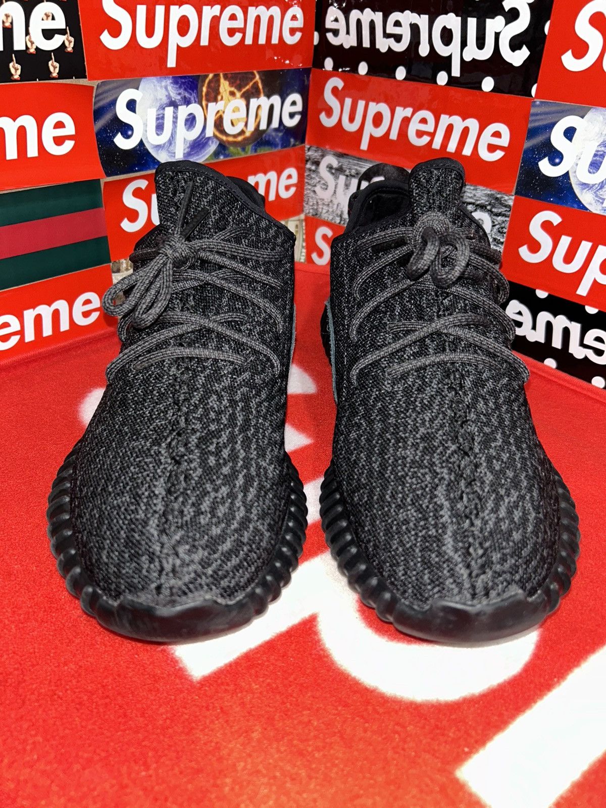 Adidas adidas Yeezy Boost 350 Pirate Black (2015) AQ2659 size 12 Size US 12 / EU 45 - 2 Thumbnail