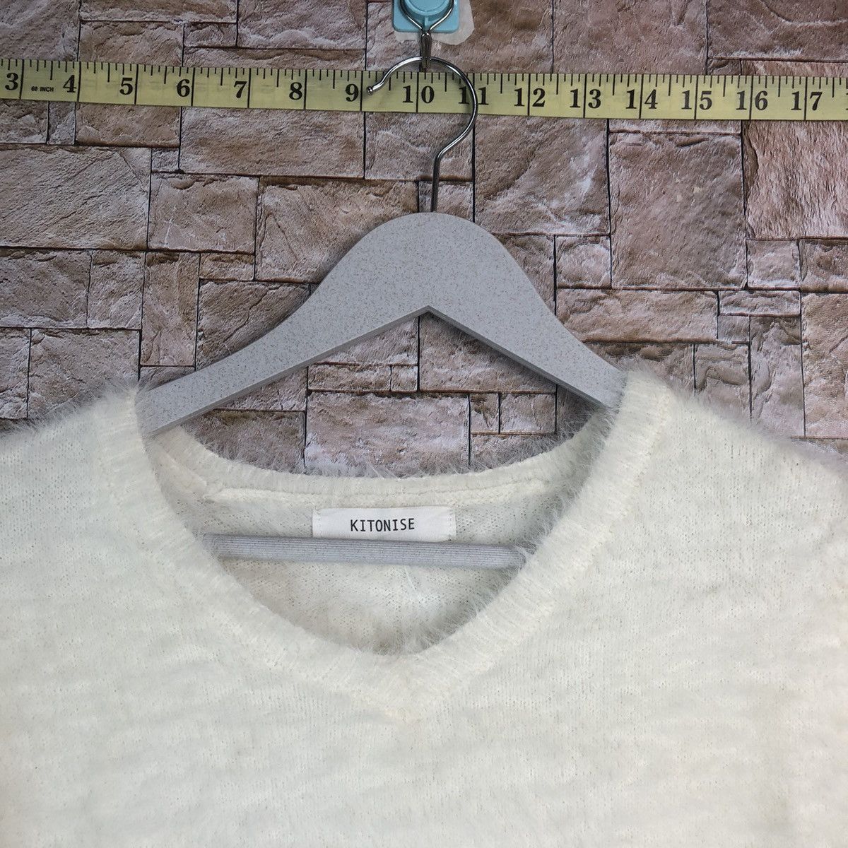 Homespun Knitwear × Japanese Brand Kitonise White Shag Shaggy Fur Mohair Knitwear #A17 Size M / US 6-8 / IT 42-44 - 4 Thumbnail