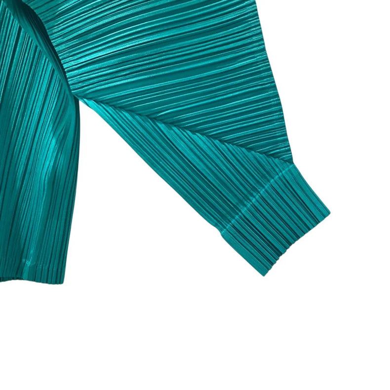 Issey Miyake Issey Miyake size:3 A green and blue rib top Size XS / US 0-2 / IT 36-38 - 4 Thumbnail