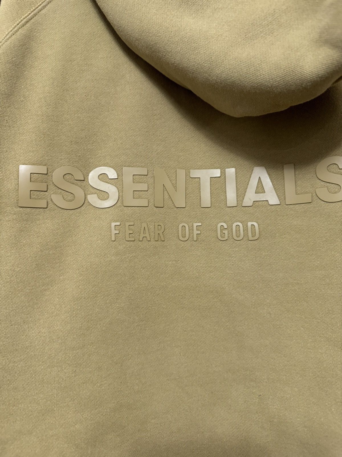 Fear of God 💥Fear of God Essentials Appliqué Pullover Hoodie SZ S Amber Size US S / EU 44-46 / 1 - 2 Thumbnail