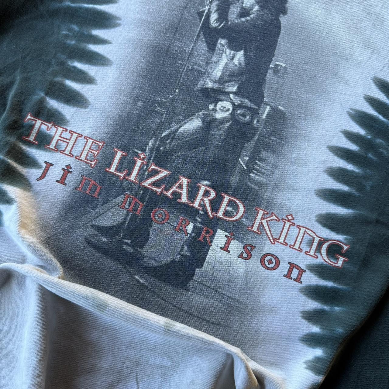 Band Tees × Vintage 90s Liquid Blue Jim Morrison tie dye single stitch tee Size US XL / EU 56 / 4 - 2 Thumbnail
