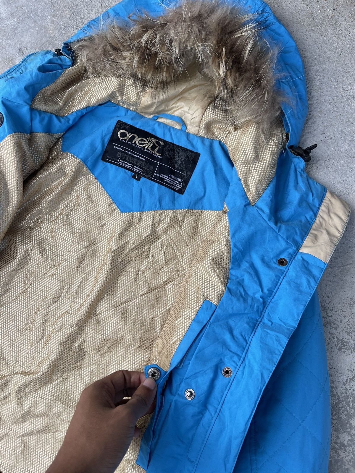 O'Neill ONEILL GORPCORE FUR HOODIE WATERPROOF JACKET Size US L / EU 52-54 / 3 - 12 Thumbnail