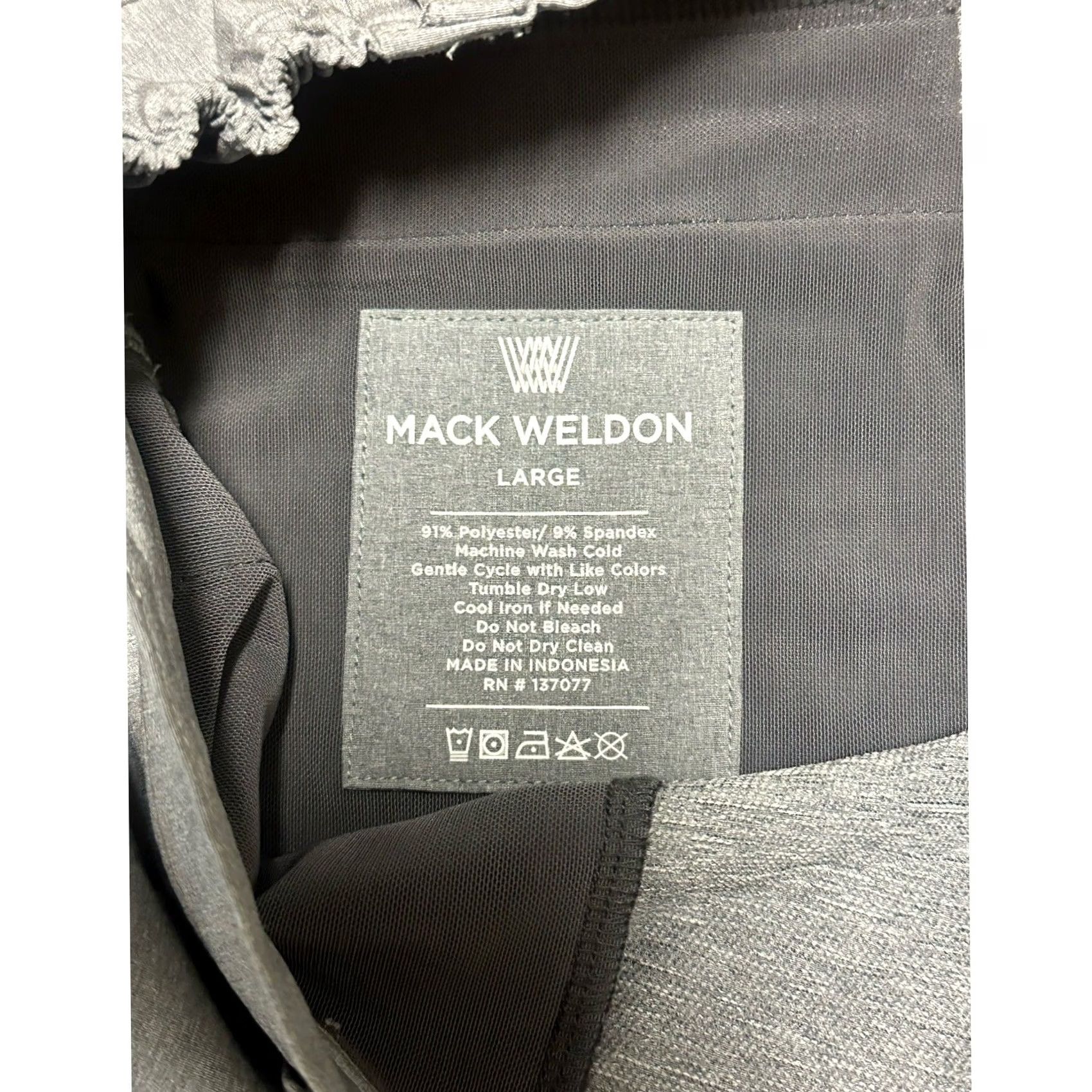 Vintage Mack Weldon Stealth Performance Quick Dry Athletic Shorts Grey Men L Size US 31 - 4 Thumbnail