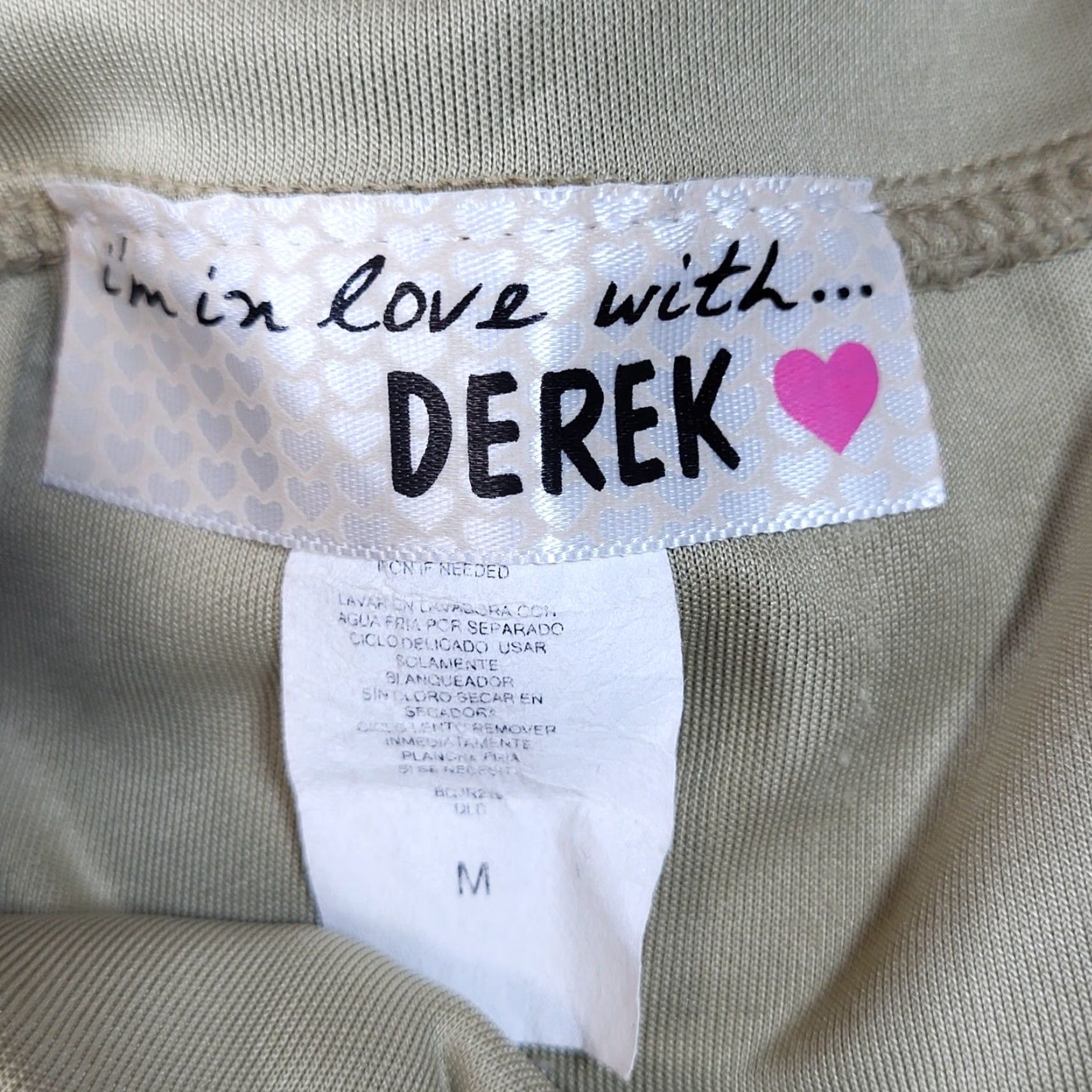 Vintage Derek Heart Pencil Skirt Womens Size M Tan/Sand High Waist Midi Back Slit Skirt Size 32" / US 10 / IT 46 - 4 Thumbnail