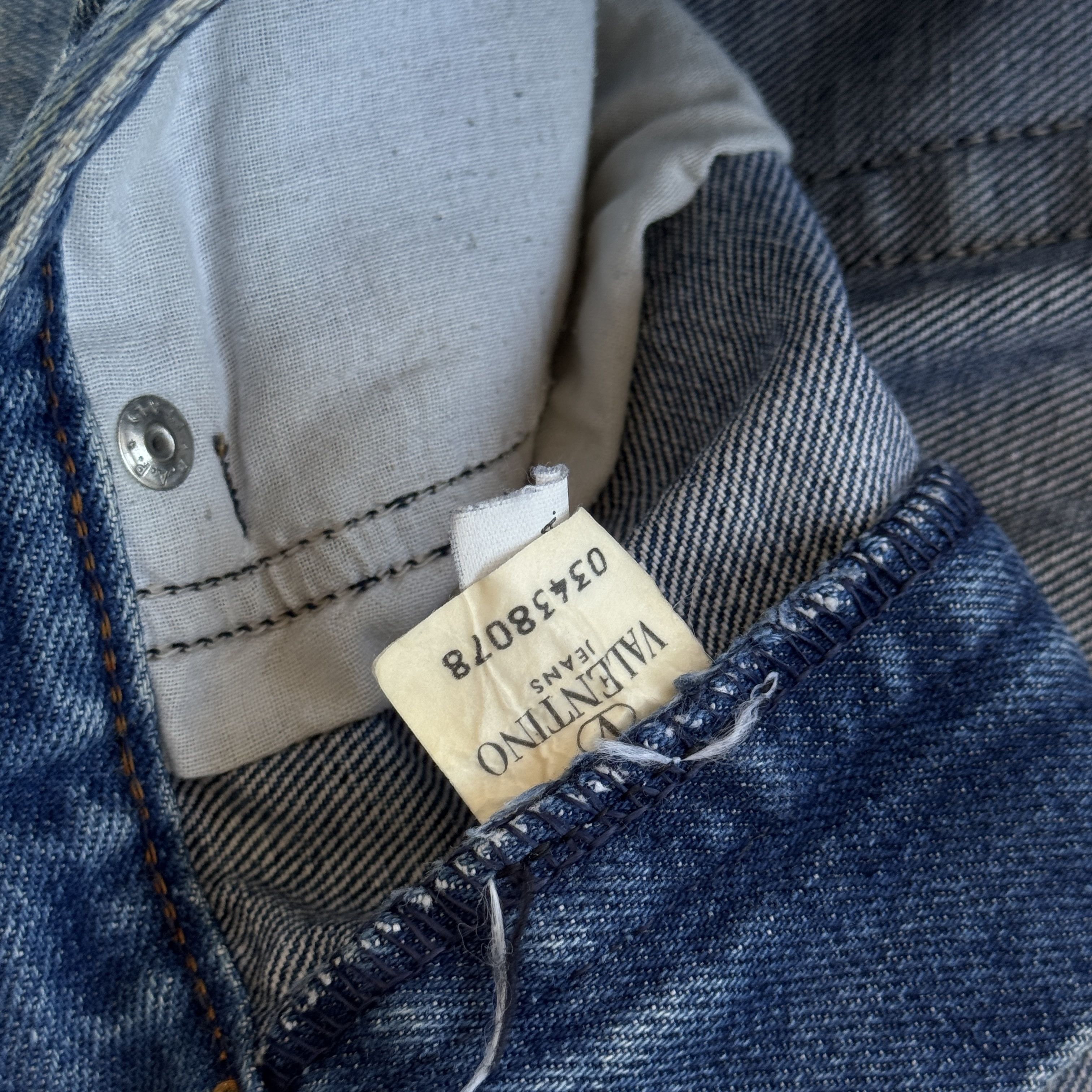Valentino Vintage 90s Valentino Baggy Denim Pants Size US 32 / EU 48 - 7 Thumbnail
