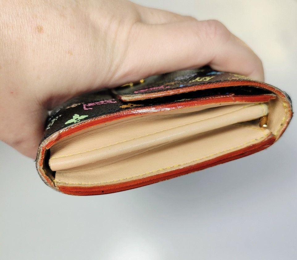 Louis Vuitton Louis Vuitton Murakami black multicolor long wallet Size ONE SIZE - 5 Thumbnail
