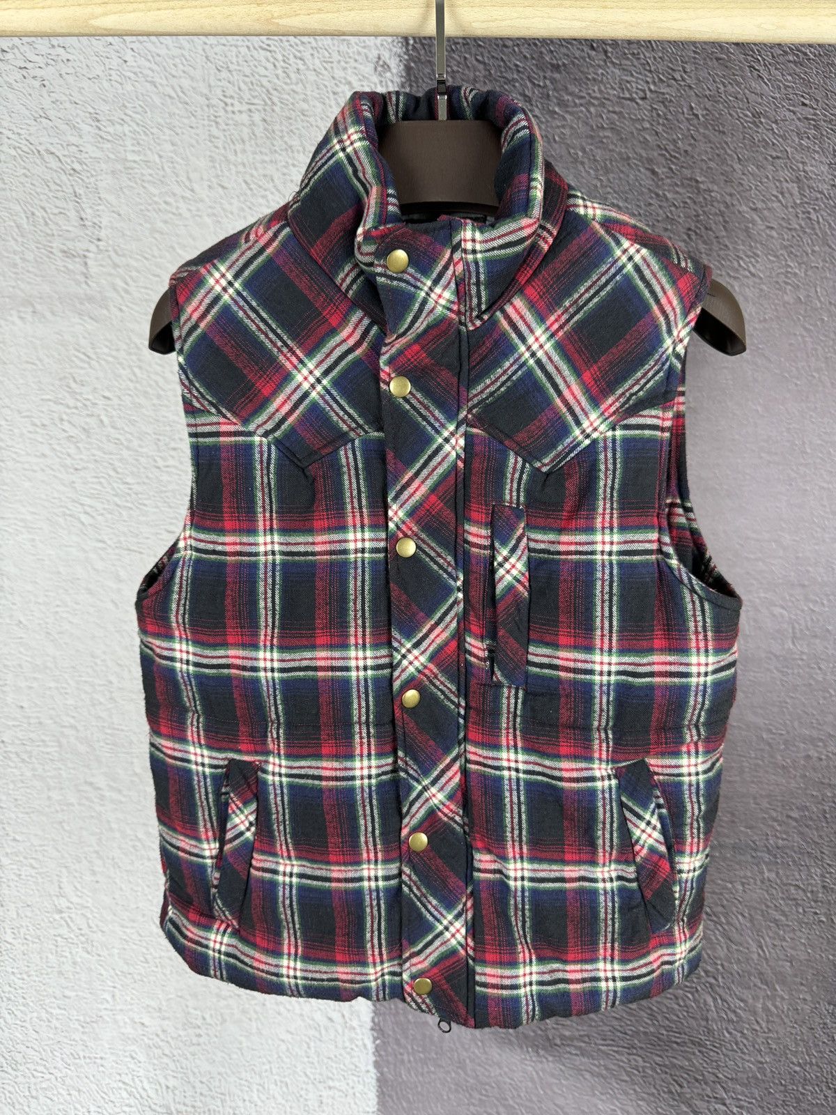 Flannel Candy Fantasy Japanese style checkered flannel vest gilet Size US L / EU 52-54 / 3 - 2 Thumbnail