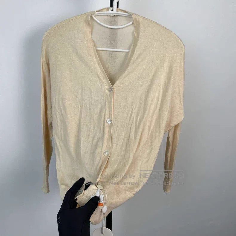 Hermes Hermes Knit Top Cream White Size XS / US 0-2 / IT 36-38 - 3 Thumbnail