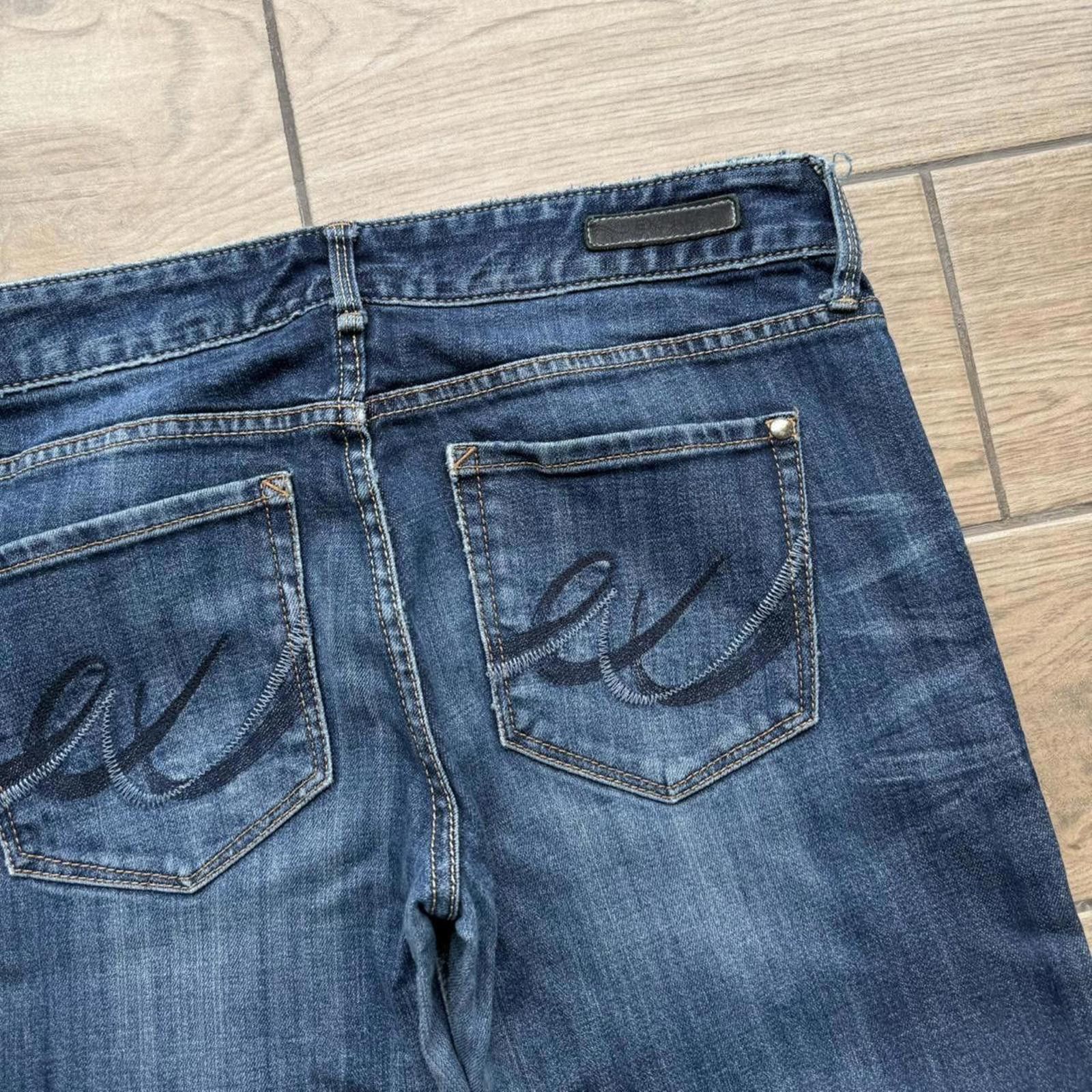 Express Y2K Express Jeans Denim Flared Boot Cut Womens Jeans Size 27" / US 4 / IT 40 - 6 Thumbnail