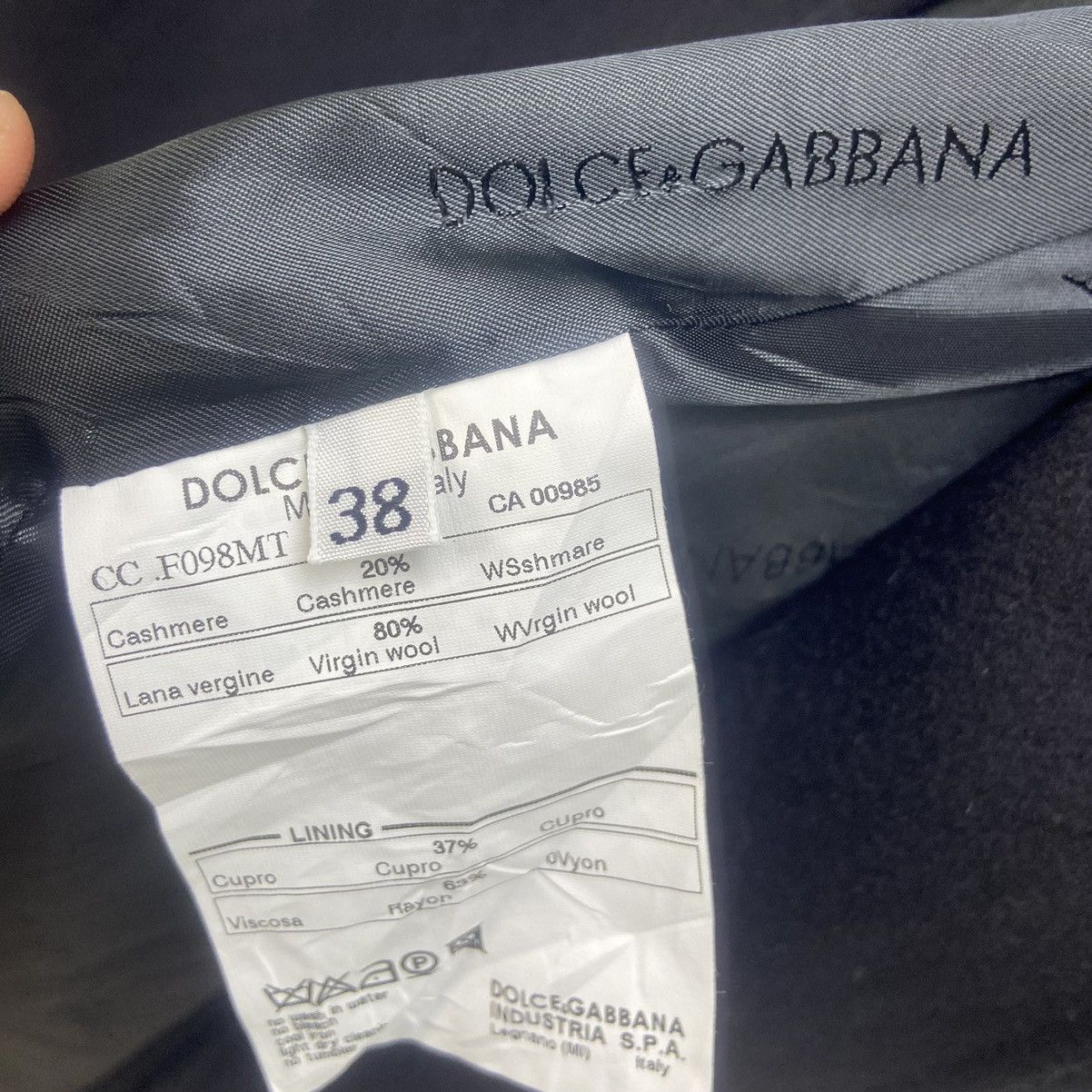 Dolce & Gabbana Dolce & Gabbana Cashmere Laine Wool Overcoat Size XS / US 0-2 / IT 36-38 - 13 Thumbnail