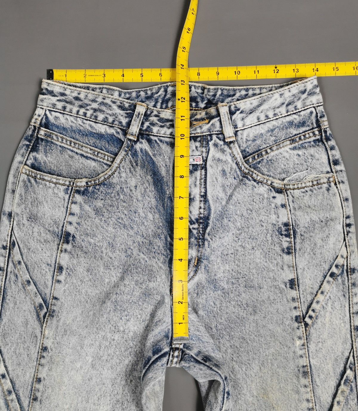Edwin Vintage Edwin Distressed Tapered Jeans Size US 28 / EU 44 - 11 Thumbnail