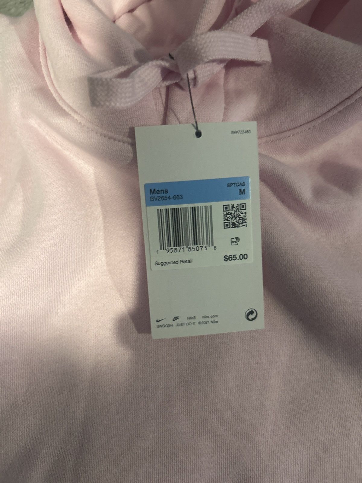 Nike Pink Nike hoodie Size US M / EU 48-50 / 2 - 2 Thumbnail
