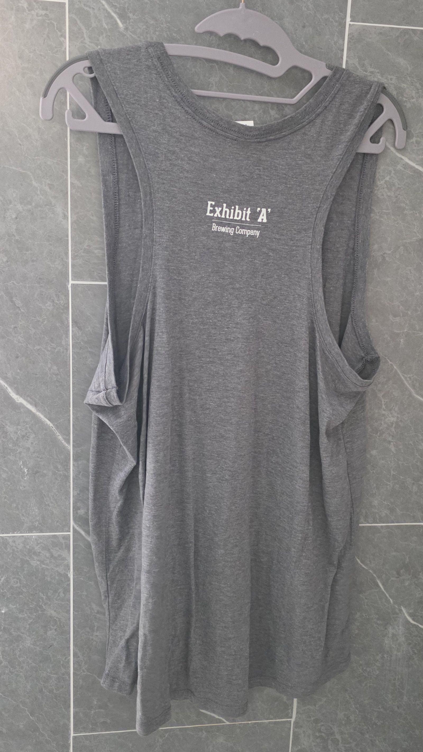 Other NWOT Exhibit A Brewering Co Logo Tank Top Grey Heather XXL Size XXL / US 16-18 / IT 52-54 - 2 Thumbnail
