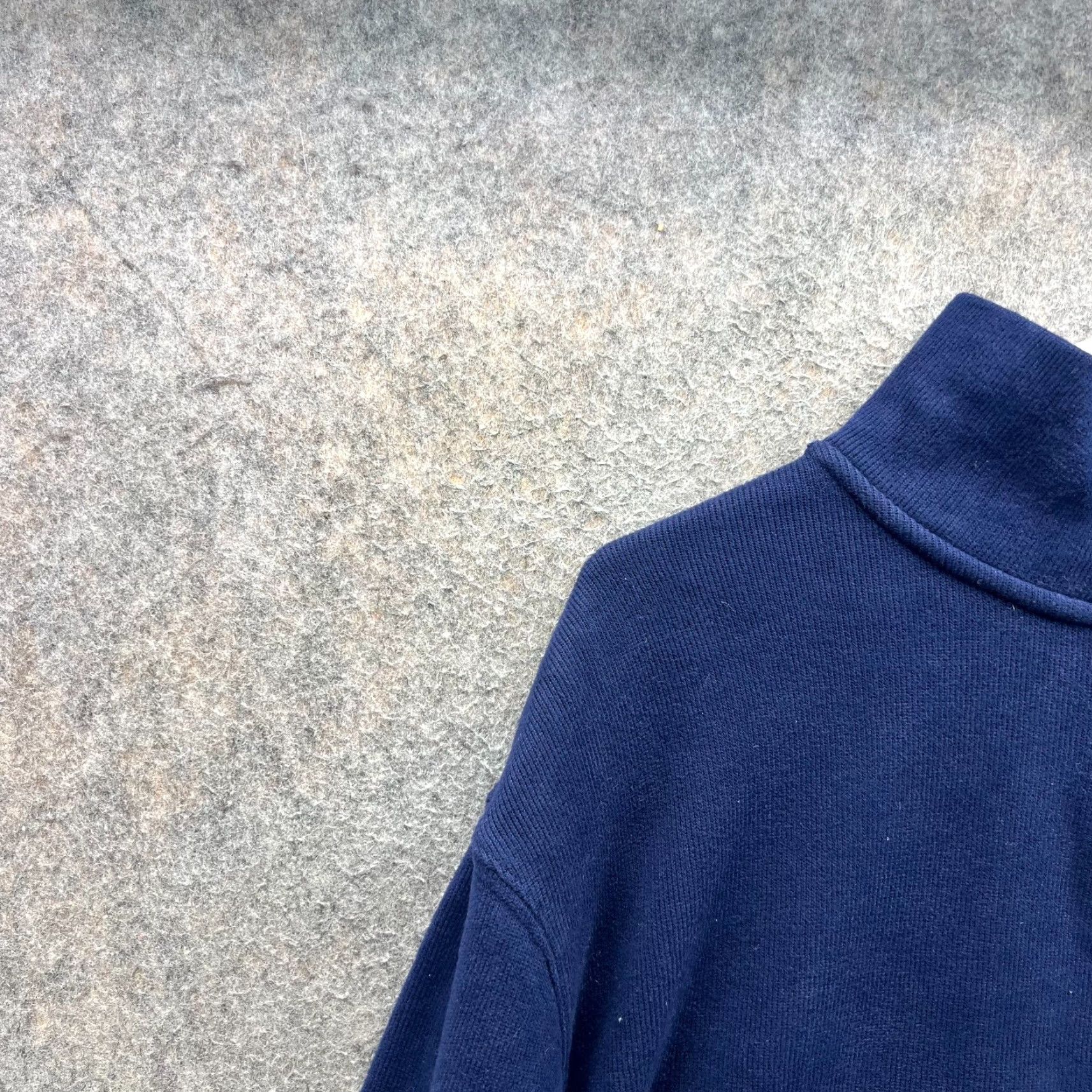 Polo Ralph Lauren VINTAGE Polo Ralph Lauren Pullover Sweater XL Blue Navy Men Regular Knit Fleece Logo 90s Size US XL / EU 56 / 4 - 6 Thumbnail